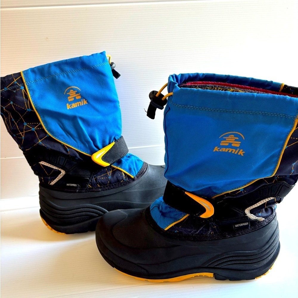 Kamik Boys Snow Boots Blue Size 6